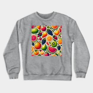 Tropical Fruit Fiesta Crewneck Sweatshirt